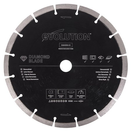 Evolution 9" Segmented Edge Diamond Blade D230SEG-CS